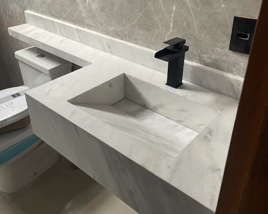 Pia de marmore banheiro, marmoraria